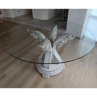 Round table with chairs