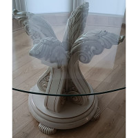 Round table with chairs