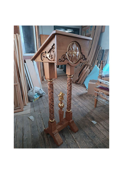 Oak lectern for the temple made to order