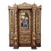 Iconostasis made of wood, frame construction
