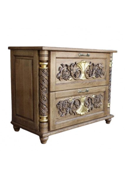 Handmade oak altar by Hutsul masters of Kosiv region