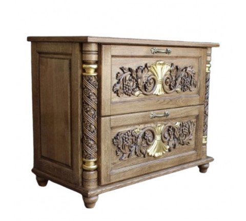 Handmade oak altar by Hutsul masters of Kosiv region