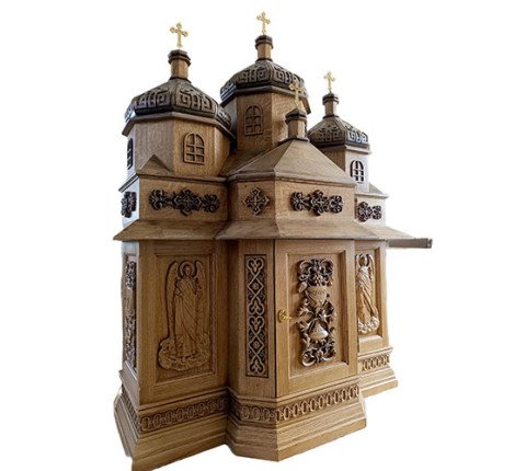 Church icon case made of oak or linden for the temple on order
