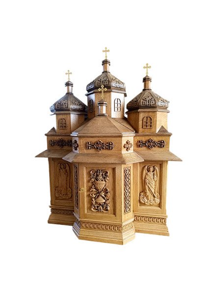 Church icon case made of oak or linden for the temple on order