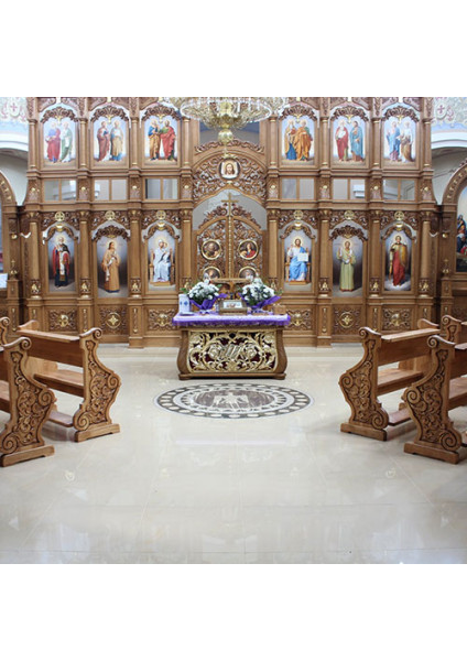Complex design of the church