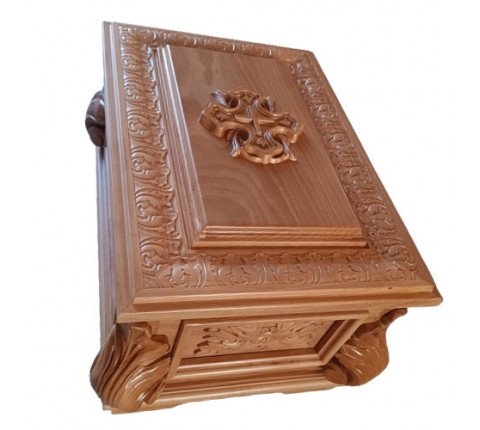 Moshovik (moshivnyk) made of pear wood, size 35×26×22 cm