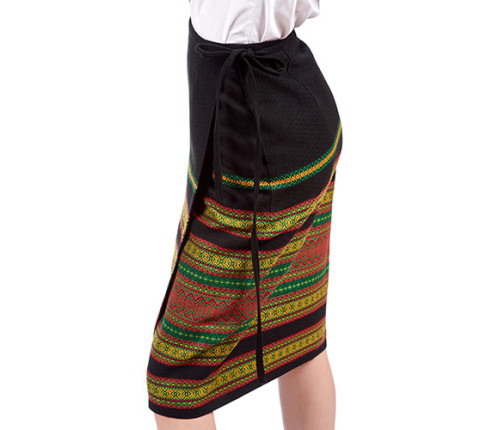 Women's plakhta "Colorful" — Hutsul clothing with a bright pattern