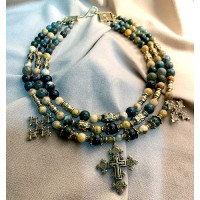 Necklace "Bomond"