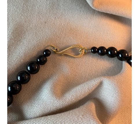 Necklace "Black glasses like terrain..."