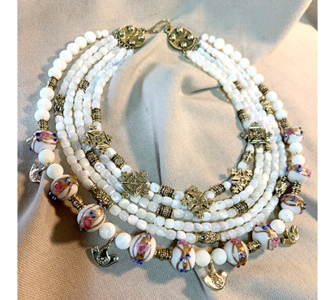 Necklace "Cherry Blossom"