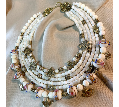 Necklace "Cherry Blossom"