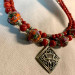 Necklace "Earth's Bloom" handmade from brass