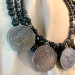 Necklace "Ducats" made of cast bronze — handmade