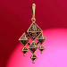 Hutsul pendant "Spirit of Christmas" made of cast brass with eight-pointed stars