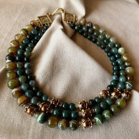 Necklace "The Forests Rustle"