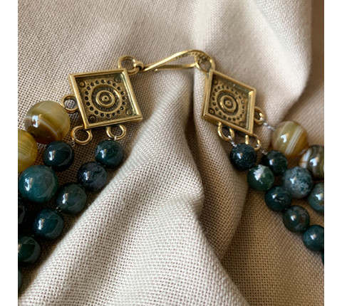 Necklace "The Forests Rustle"