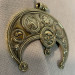 Handmade "Lunnitsa" pendant made of brass