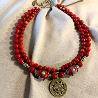 Necklace "Sun".