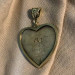 Handmade brass pendant "Heart 2"