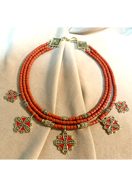 Necklace "Created by Fire"