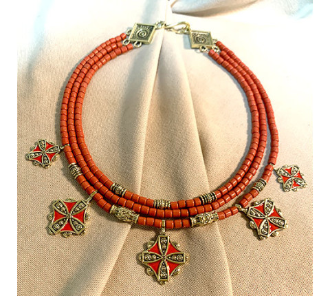 Necklace "Created by Fire"