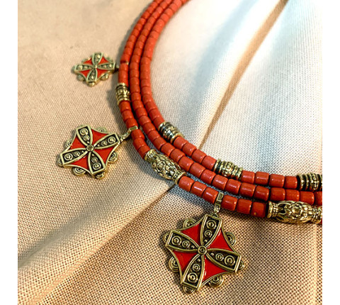 Necklace "Created by Fire"