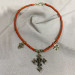 Handmade brass necklace "Zgardochka"