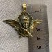 Angel Pendant made of brass — a heavenly amulet handcrafted