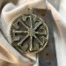 Handmade "Arcana" pendant made of brass