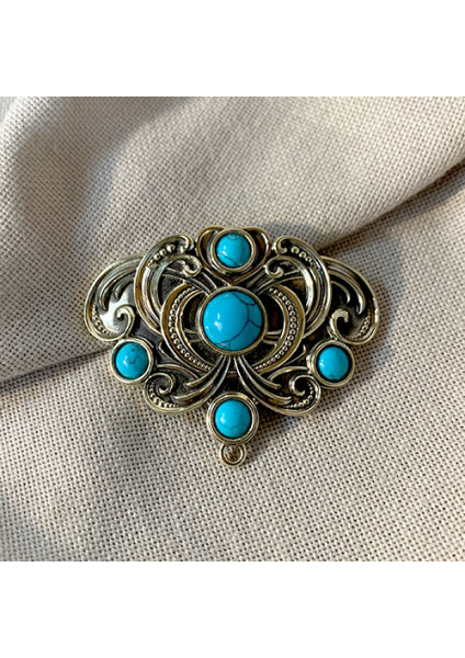 Bow for a dukhach with handmade stone from brass