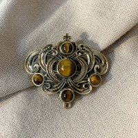 Bow for a dukhach with handmade stone from brass