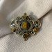 Bow for a dukhach with handmade stone from brass