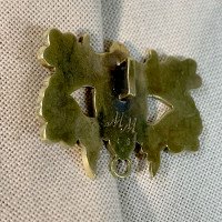 Handmade brass bow for a dukach