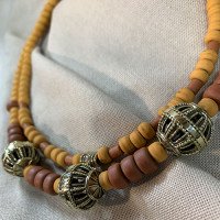 Handmade "Bomblyky" necklace made of brass