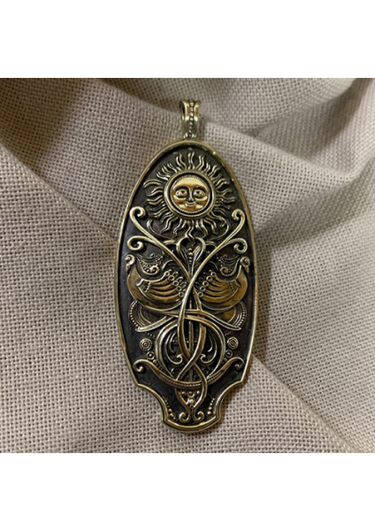 Handmade "Tree of Life" pendant made of brass