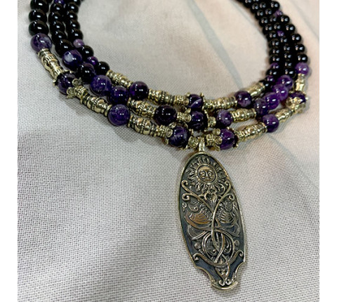 Necklace "Tree of Life" made of brass - handmade