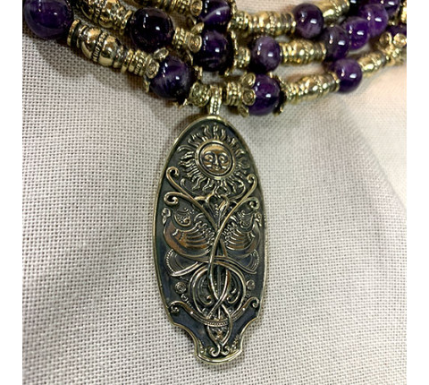 Necklace "Tree of Life" made of brass - handmade