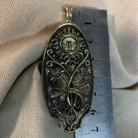 Handmade "Tree of Life" pendant made of brass