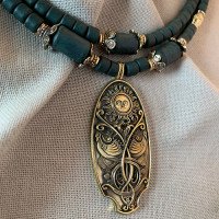 Handmade "Tree of Life" necklace made of brass