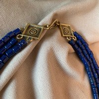 Necklace "Sources" made of brass — handmade