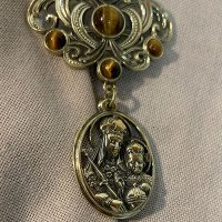Ducat "Madonna with Child" handmade from brass