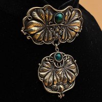 Brass hand-made "Chestnuts" ducat
