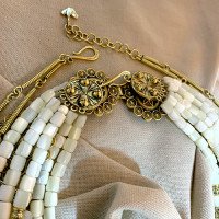 Set of three necklaces "Hutsul Carry" — handmade