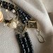 Necklace "Carpathian Night" made of brass — handmade
