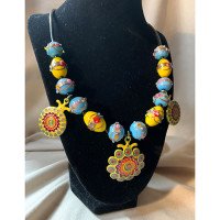 Necklace "Charisma" made of Murano glass — handmade
