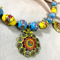 Necklace "Charisma" made of Murano glass — handmade