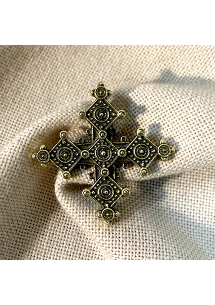 Handmade brass cross "Cross 10"