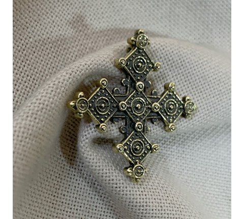 Handmade brass cross "Cross 10"