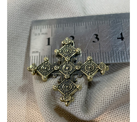 Handmade brass cross "Cross 10"