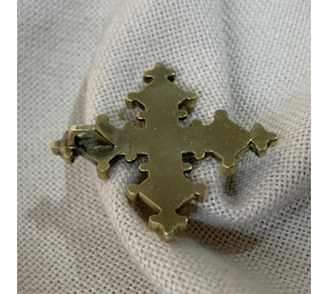 Handmade brass cross "Cross 10"
